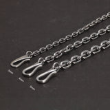 Thin Silver Bracelet Mens Womens Vintage Punk Link Chain 925 Sterling Silver Bracelets Simple Design With Hooks Bileklik