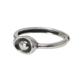 Real 100% Pure 925 Sterling Silver Chinese Ingots Ring for Woman Symbolizes Wealth Adjustable Size - GQTORCH Jewelry