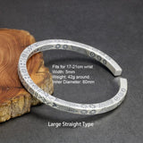 Vintage Real Solid 925 Sterling Silver Fish Cuff Bangles For Women And Men Twisted Type Armband Man Fashion Jewelry - GQTORCH Jewelry