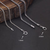 Real Solid 925 Sterling Silver Jewelry Scales Popcorn Chain Necklace For Women And Men Vintage Type 16 18 20 Inch