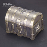 Vintage Alloy Jewelry Box Casket and Heart Shaped 9*7*4.5cm 6*6*3cm For Rings Pendants Necklace Gift Boxes