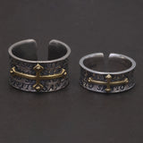 925 Sterling Silver Cross Ring for Men Women Hip Hop Punk Retro Finger Rings Fashion Party Jewelry