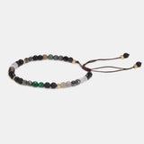4mm Natural Multi Gemstones Beads Bracelet for Women MARCASITE Stones Yoga Chakra Crystal Beaded Bracelets Handmade Jewelry - GQTORCH Jewelry
