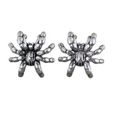 Retro Silver Jewelry S925 Silver Fashion Men and Women Simple Art Design Animal Spider Stud Earrings