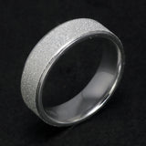 Real Pure 925 Sterling Silver Rings for Women and Men Rough Surfaced Shinning Simple Couple Ring Wedding Band for Lovers