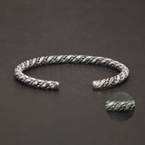 S925 Sterling Silver Multiple Twisting Line Bracelet for Men and Women Retro Bangle Fine Jewelry Party Gift Accessories