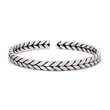 3pcs/set Bohemian Stack Bracelet for Men 999 Pure Silver Braided Cuff Bangle Fabric Cloth Bracelets Handmade Summer Jewelry