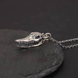 S925 Sterling Silver Punk Pendant for Men and Women Eagle Cheetah Rhino Crocodile Necklace Pendant Vintage Jewelry