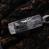 Heavy 14mm Wide 925 Sterling Silver Thai Silver Dragon Bracelet Vintage Punk Rock Jewelry For Men - GQTORCH Jewelry