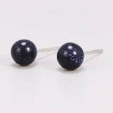 Simple Natural Strawberry Balls Earrings 925 Sterling Silver Earings Fashion Jewelry