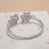 925 Sterling Silver Lord of the Ring Arwen Evenstar Bangle Bracelet Women Elvish Elegant Fashion Jewelry Cosplay Party Accessory
