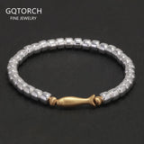 5mm 999 Pure Silver Beaded Fish Charm Bracelet for Women Fashion Wedding Party Jewelry Christmas Gift