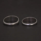 925 Sterling Silver Lotus Six Words Mantra Rings for Women Men 6mm/8mm Adjustable Couples Ring Simple OM Buddhist Jewelry - GQTORCH Jewelry