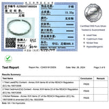 3pcs/set 999 Pure Silver Handmade Braided Open Cuff Bangle Stacked Knot Cotton Rope Bracelet Minimalist Classic Party Jewelry