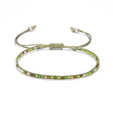 Handmade Bohemian Seed Beads Bracelet Hand Rope Ethnic Style Colorful Adjustable Miyuki Fashion Jewelry for Women Men