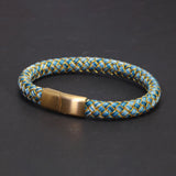 Multi Colors Handmade Braided Threads Dragon Scale Bracelet Copper Magnetic Buckle Jewelry Birthday Gift Good Luck Bracelet