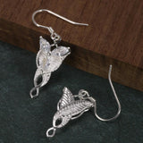 Arwen Evenstar Drop Earrings Necklace Women Elfstone Elessar Aragorn Galadriel Elves Princess Crystal Fashion Hot Movie Jewelry - GQTORCH Jewelry