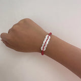 Handmade Braided Red Rope Lucky Bracelet Women Men 999 Sterling Silver Five Coins Money Wealth Charm Chinese Fengshui Jewelry