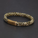 Multi Colors Handmade Braided Threads Dragon Scale Bracelet Copper Magnetic Buckle Jewelry Birthday Gift Good Luck Bracelet