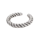 Certified Original 925 Silver Rings for Men and Women's Twisted Ring Adjustable Vintage Design Jewelry - GQTORCH Jewelry