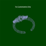 Customized 925 Sterling Silver or 18k Gold Jewelry for Men and Women