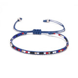 Handmade Bohemian Seed Beads Bracelet Hand Rope Ethnic Style Colorful Adjustable Miyuki Fashion Jewelry for Women Men