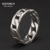 Belong Together 925 Sterling Silver Rings For Couple Punk Rock Style Wedding Bands For Couples Ring Jewellery Lovers Gifts - GQTORCH Jewelry