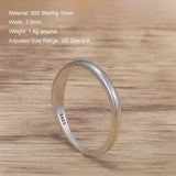 Custom Engraved Real 925 Sterling Silver Signet Ring for Women Men Pinky Thumb Ring for Girl Simple Elegant Personalized Jewelry