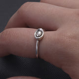 925 Sterling Silver Cute Yuanbao Ring for Women Girl Money Catcher Attract Wealth Chinese Feng Shui Amulet Vintage Jewelry
