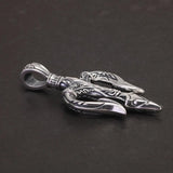 925 Sterling Silver Pendant Aquaman and the Lost Kingdom Retro Necklace Personalized Sweater Chain Jewelry - GQTORCH Jewelry