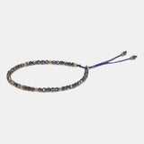 Natural Crystals Bracelet for Women Marcasite Multifaceted Beaded 925 Sterling Silver Bracelet Adjustable Yoga Jewelry - GQTORCH Jewelry