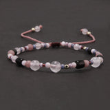 Handmade Natural Stone Small Beaded Bracelet for Women Men Adjustable Bohemia Delicate Daily Wristband Jewelry Clearance Sale