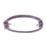 Handmade Braided Cotton Bracelet Adjustable Knots Colorful Double Layered Bohemia Hand String Ethnic Jewelry Accessories