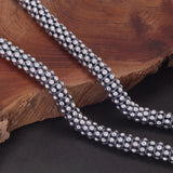 925 Sterling Silver 6mm Corn Chain Necklace for Men Thai Silver Popcorn Bracelet Lobster Clasp Punk Retro Men's Jewelry - GQTORCH Jewelry