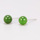 Simple Natural Strawberry Balls Earrings 925 Sterling Silver Earings Fashion Jewelry