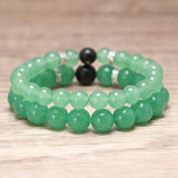 Natural Jade and Lotus Finger Meditation Sandalwood Beads Bracelet Unisex 925 Silver Accessories Jewelry for Men and Women