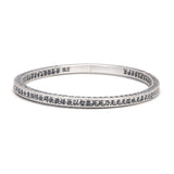3pcs/set 999.9 Fine Silver Heart Sutra Open Cuff Bangle Lucky Rope Braided Stack Bracelets for Men Retro Buddhism Jewelry
