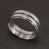 Dean Winchester Ring Authentic 925 Silver Supernatural Aphorism Engraving Saving People, Hunting Things, The Family Business