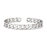 3pcs/set 925 Sterling Silver Stackable Bracelet Hollow Woven Bangle Knot Rope Fashion Simple Classic Jewelry Gift for Men