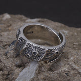 925 Sterling Silver Retro Volcano Couple‘s Ring for Lovers Adjustable Hip Hop Vintage Unique Design Jewelry