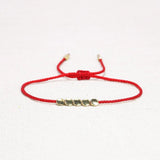 Handmade Tibetan Copper Bead Lucky Rope Bracelet & Bangles Adjustable String For Men And Women Wax Thread Bracelets - GQTORCH Jewelry