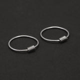 8,10,12mm 925 Sterling Silver Small Huggie Earrings Gold Plated Punk Thin Hoop Earrings Ear Bone Buckle Cartilage Helix Tragus