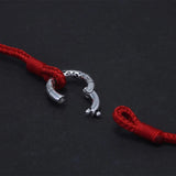 3mm Braided Cotton Cord Chain Men Women 925 Sterling Silver Clasp Hollow Round-shaped Rope Necklace Jewelry Accessories - GQTORCH Jewelry