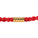 Red Black Rope Bracelet Lucky Bracelet Women's and Men's Rope Cord Handmade Friendship Simple Jewelry