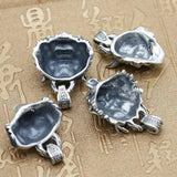 925 Sterling Silver Pendant Tiger Dragon Dog Hannya Head Vtinage Thai Silver Zodiac Tags Pendants For Men And Women - GQTORCH Jewelry