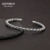 S925 Sterling Silver Multiple Twisting Line Bracelet for Men and Women Retro Bangle Fine Jewelry Party Gift Accessories