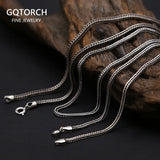 925 Sterling Silver 2mm Hemp Braided Chain Necklace For Men Women With Round Clasp Vintage Thai Silver 925 Jewelry