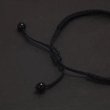6mm Handmade Rope Braided Charms String Bracelet for Women Men Red or Black Agate Gold Beads Lucky Wristband Adjustable Jewelry