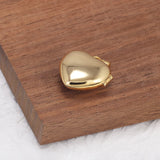 925 Sterling Silver Gold Love Heart Photo Frame Locket Pendant Swan Pattern Openable Pendant for Women Trendy Jewelry Gift