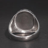 Original 925 Sterling Silver Turkish Rings for Men Muslim Signet Retro Design Star Moon Turkey Flag Jewelry Gift - GQTORCH Jewelry